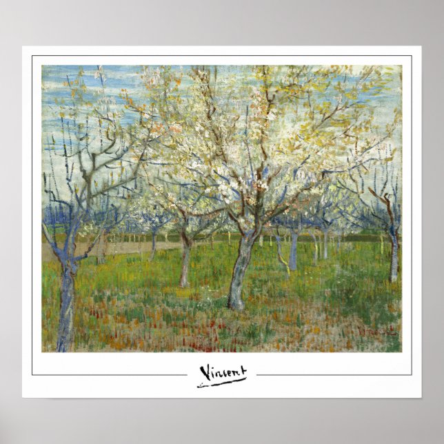 Vincent Van Gogh Zedign Poster de arte #44-2 (Frente)