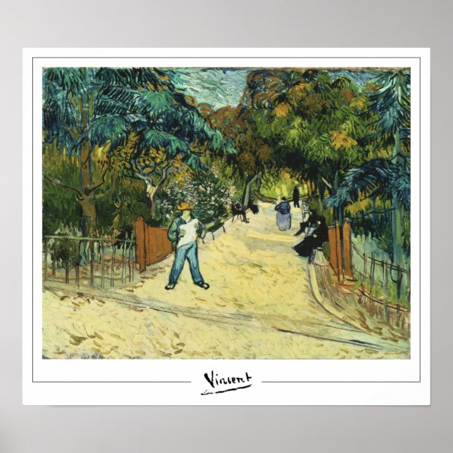 Vincent Van Gogh Zedign Poster de arte #47 (Frente)