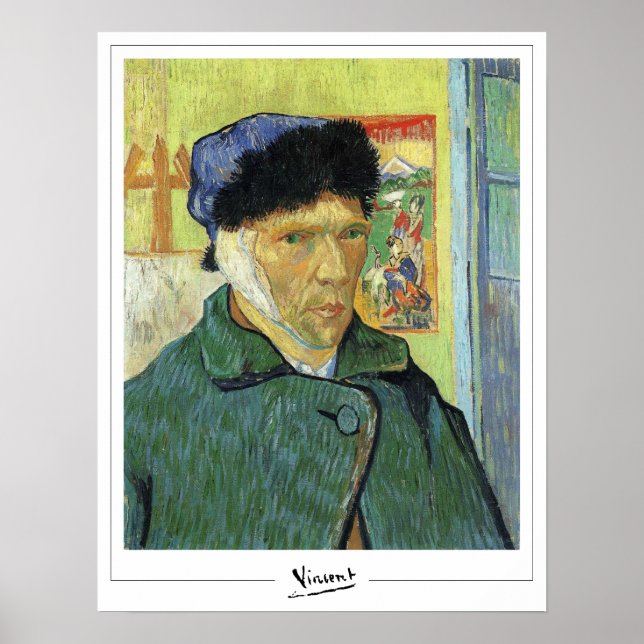 Vincent Van Gogh Zedign Poster de arte #498 (Frente)