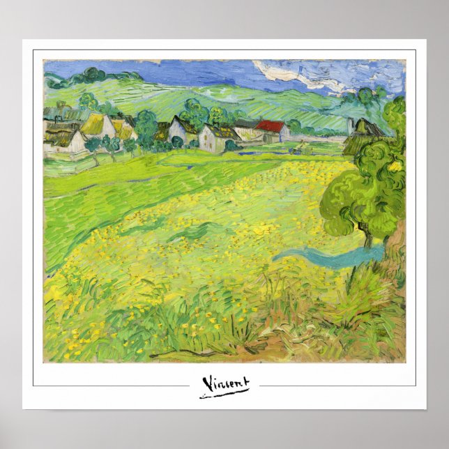 Vincent Van Gogh Zedign Poster de arte #50-2 (Frente)