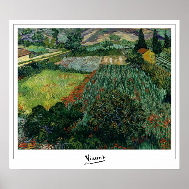 Vincent Van Gogh Zedign Poster de arte #55-2 (Frente)