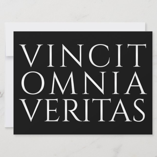VINCIT OMNIA VERITAS - Luz (Anverso)