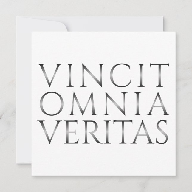 VINCIT OMNIA VERITAS - Luz (Anverso)