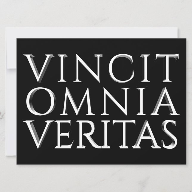 VINCIT OMNIA VERITAS - Luz (Anverso)