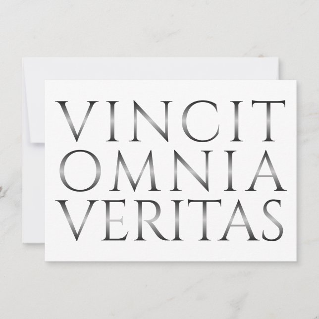 VINCIT OMNIA VERITAS - Luz (Anverso)