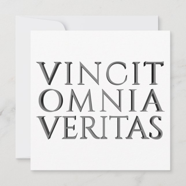 VINCIT OMNIA VERITAS - Luz (Anverso)