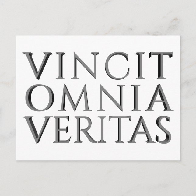 VINCIT OMNIA VERITAS - Postales de vacaciones lige (Anverso)