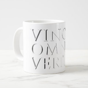 VINCIT OMNIA VERITAS - Taza de café gigante de luz