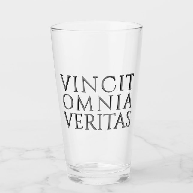VINCIT OMNIA VERITAS - Vidrio ligero (Anverso)