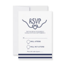 Vinculación de la caligrafía de Knot RSVP