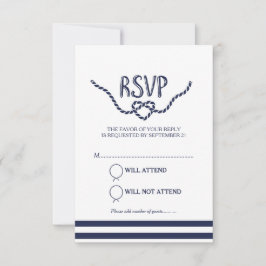 Vinculación de la caligrafía de Knot RSVP