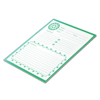 Vinculado por el Bloc de notas de la receta de amo
