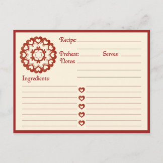 Vinculado por la Tarjeta de Receta de Amor