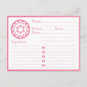 Vinculado por la Tarjeta de Receta Rosa de Amor