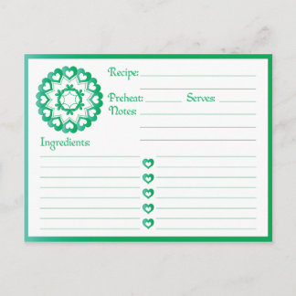 Vinculado por la Tarjeta de Receta Verde de Amor