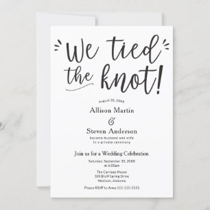 Vinculamos la invitación a la recepción de la boda