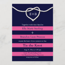 Vinculando la invitación a la boda de la Marina y 
