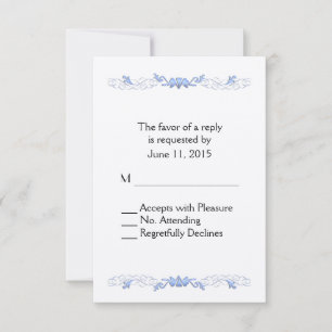 Vine azul RSVP