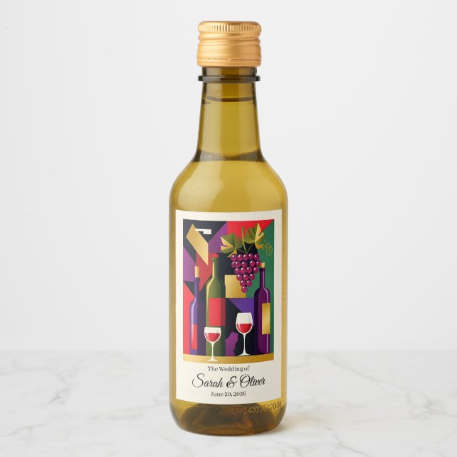 Viñedo Art Déco Moderno (Anverso)