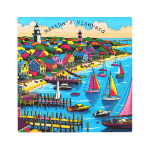 Viñedo de Martha   Arte abstracto colorido