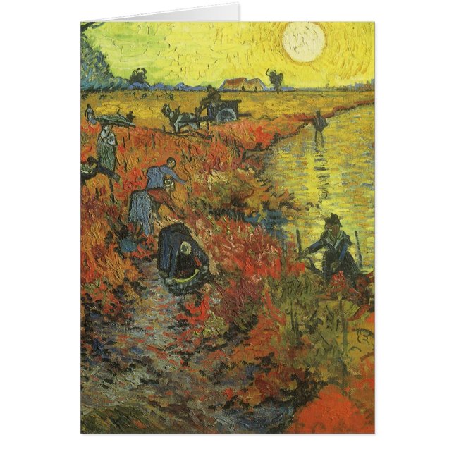 Viñedo Rojo de Vincent van Gogh, Bella Artes de la (Frente)