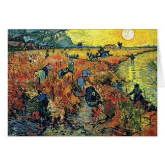 Viñedo Rojo en Arlés de Vincent Van Gogh