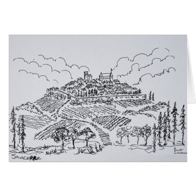 Viñedos de Sancerre| Valle del Loira, Francia (Anverso (Horizontal))