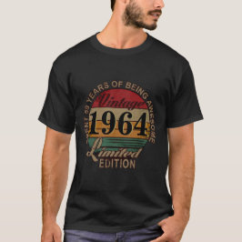 Viñeta 1964 Humor de cumpleaños número 60 camiseta
