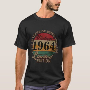Viñeta 1964 Humor de cumpleaños número 60 camiseta