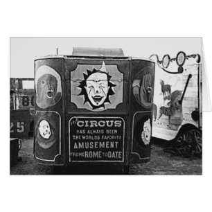 Viñeta Circus Wagon 1937 Montana Photo