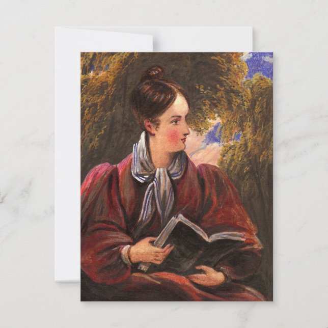 Viñeta de invitaciones al club de libros de mujere (Anverso)