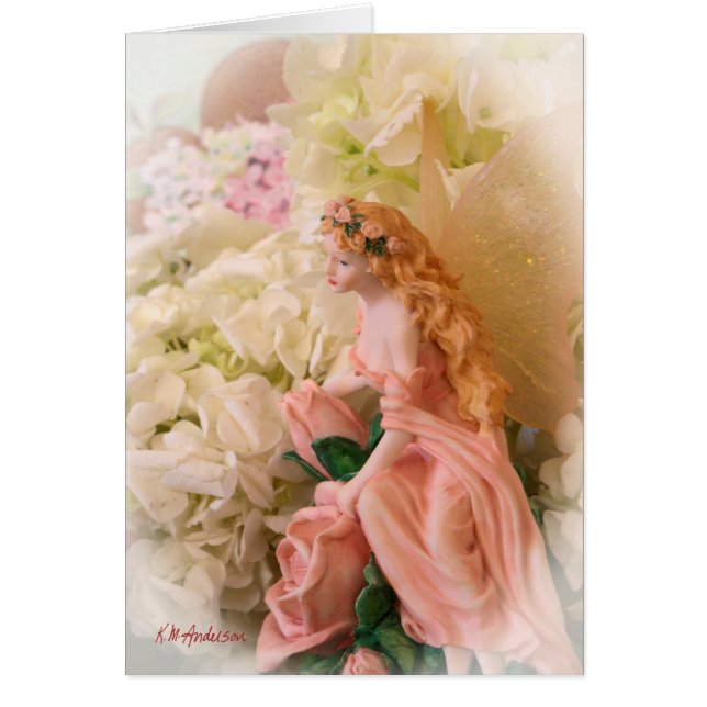 Viñeta de retrato de hadas rosas (Frente)