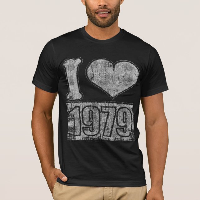 Viñeta que amo la camiseta de 1979 (Anverso)