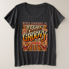 Viñeta Retro 70 personalizada de Feelin Groovy