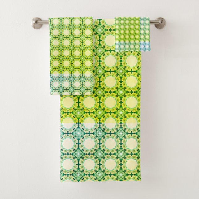 Viñetas florales: Patrón geométrico de intricado (In situ)