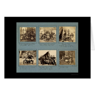 Viñetas fotográficas con Custer 1862
