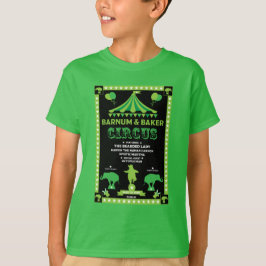 Viñetas originales inspiran la camiseta del circo