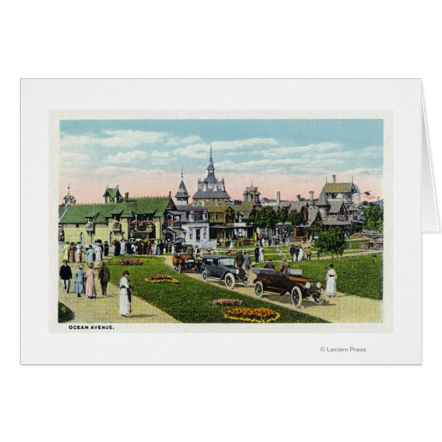 Viñetería de Martha, vista de la avenida Ocean (Anverso (Horizontal))