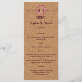 Vineyard Cork Stains Red Wine Boda Menu