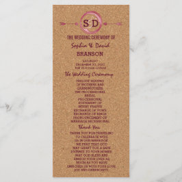 Vineyard Cork Stains Red Wine Boda Menu