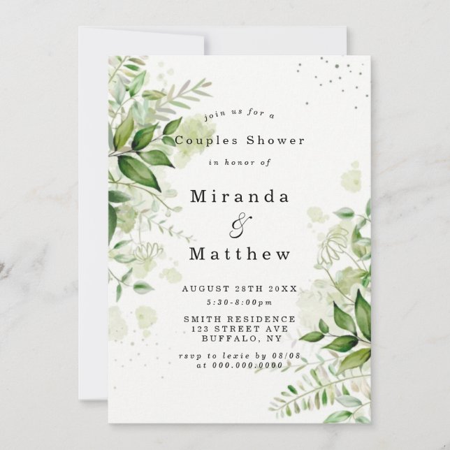 Vineyard Couples Shower (Anverso)