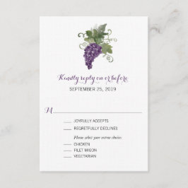 Vineyard de acuarela | RSVP de boda