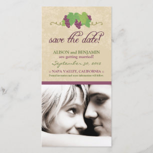 Vineyard Guarde el anuncio de fecha (pergamino)