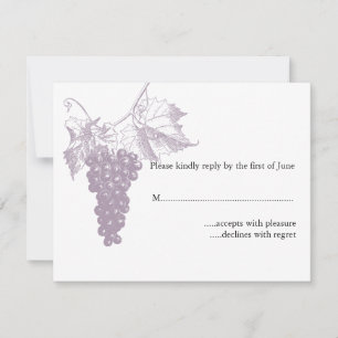 Vineyard Wedding RSVP