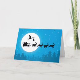 Viniendo a las tarjetas de Navidades de embarazo e