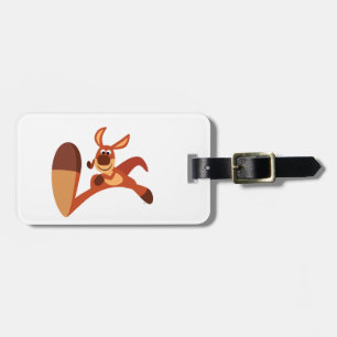 "Viniendo!!" Etiqueta linda del equipaje del