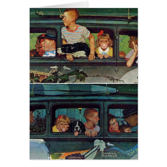 Viniendo y yendo por Norman Rockwell (Frente)