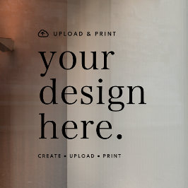 Vinilo adhesivo para ventana Diseño personalizado 