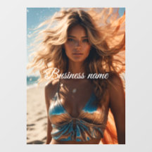 Vinilo de ventana de moda personalizada