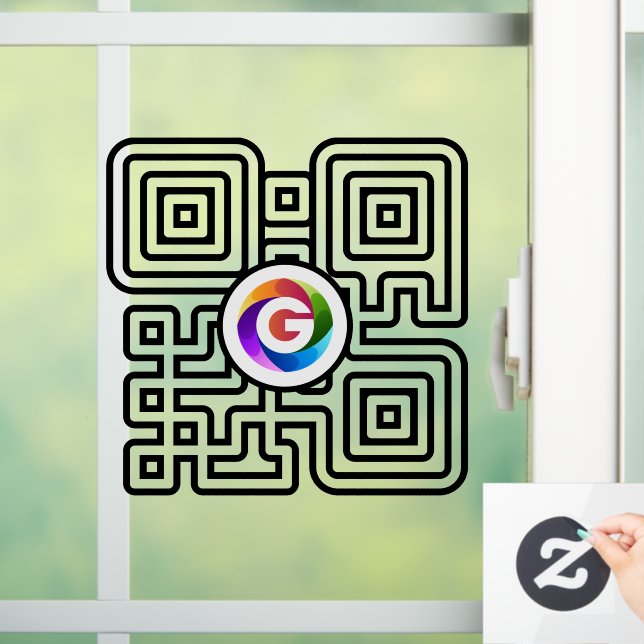 Vinilo de Ventana de Opiniones de Google | Código  (Hogar)